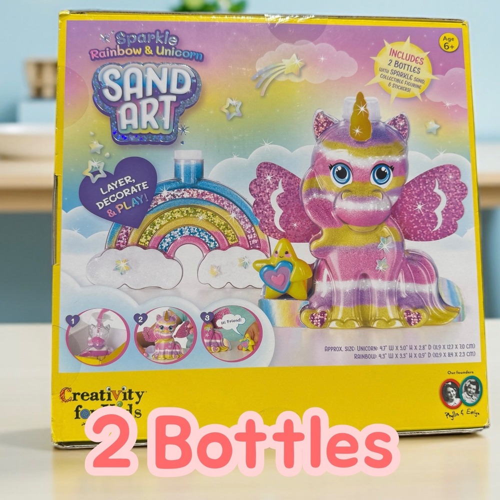 Creativity for Kids Sparkle Rainbow‎ Unicorn Sand Art Kit Ages 6 Plus